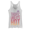 Juniors' Tropic Like It's Hot Graphic Tank