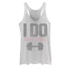 Juniors' I Do Hard Things Barbell Graphic Tank -Adidas shop 4933416