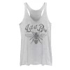 Juniors' Let It Bee Graphic Tank -Adidas shop 4933425 White Heather