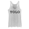 Juniors' Yolo You Only Live Once Graphic Tank