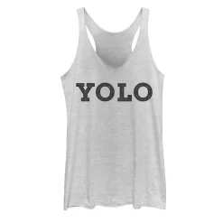 Juniors' Yolo You Only Live Once Graphic Tank