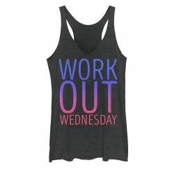 Juniors' Workout Wednesday Graphic Tank