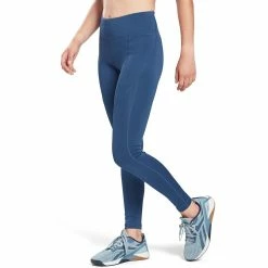 Women's Reebok Workout Ready Leggings -Adidas shop 4939416 Batik Blue