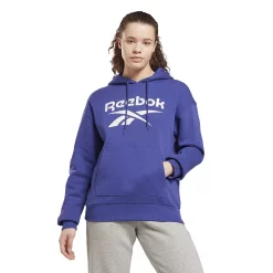 Women's Reebok Identity Fleece Hoodie -Adidas shop 4939472 Bold Purple