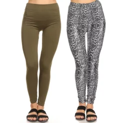 Women's White Mark 2-Pack Leggings -Adidas shop 4945301 Pack 216 Multi