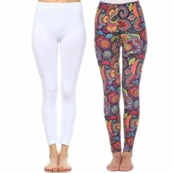 Women's White Mark 2-Pack Leggings -Adidas shop 4945301 Pack 217 Multi