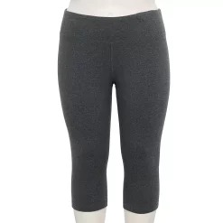 Women's Tek Gear® High-Waisted Skimmer Capri Leggings -Adidas shop 4946433 Medium Ink Heather