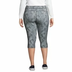 Plus Size Lands' End Active Compression Capri Leggings -Adidas shop 4957254 ALT