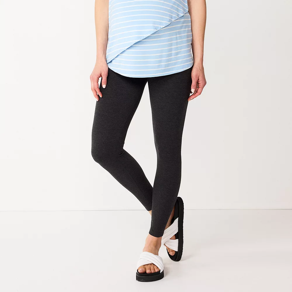 Maternity Sonoma Goods For Life® Full Belly Panel Leggings 5 Maternity Sonoma Goods For Life® Full Belly Panel Leggings - Image 3