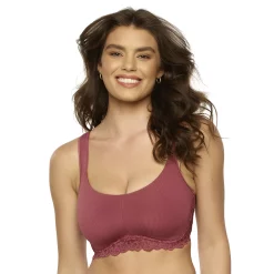 Paramour by Felina Marron Cami Bra 375091 -Adidas shop 4974236 Satin Rose