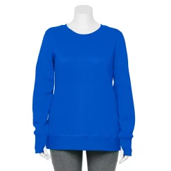 Plus Size Tek Gear® Ultrasoft Fleece Crewneck Sweatshirt -Adidas shop 5000133 Delay Bay
