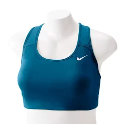 Plus Size Nike Dri-Fit Swoosh Medium-Impact Sports Bra -Adidas shop 5005391 Valerian Blue