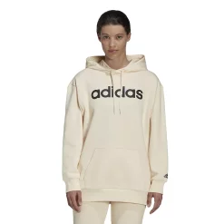 Women's adidas Essentials Oversized Fleece Hoodie -Adidas shop 5010266 Ecru Tint