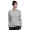 Women's adidas Essentials 3-Stripes Fleece Sweatshirt 1 Women's adidas Essentials 3-Stripes Fleece Sweatshirt -Adidas shop 5011194 Medium Gray Heather