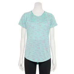 Women's Tek Gear® Performance Core Crewneck Tee -Adidas shop 5015168 Aqua Spacedye