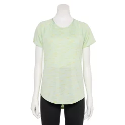 Women's Tek Gear® Performance Core Crewneck Tee -Adidas shop 5015168 Medium Mint Spacedye