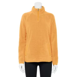 Women's Tek Gear® Microfleece Quarter-Zip Pullover -Adidas shop 5015188 Mango Smoothie