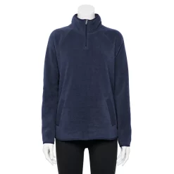 Women's Tek Gear® Microfleece Quarter-Zip Pullover -Adidas shop 5015188 Navy Romance