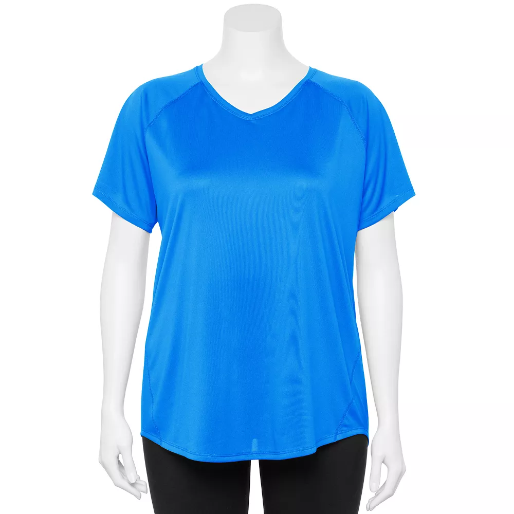 Plus Size Tek Gear® Performance Core V-Neck Tee 8 Plus Size Tek Gear® Performance Core V-Neck Tee - Image 6
