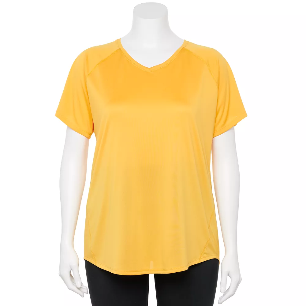 Plus Size Tek Gear® Performance Core V-Neck Tee 4 Plus Size Tek Gear® Performance Core V-Neck Tee - Image 2