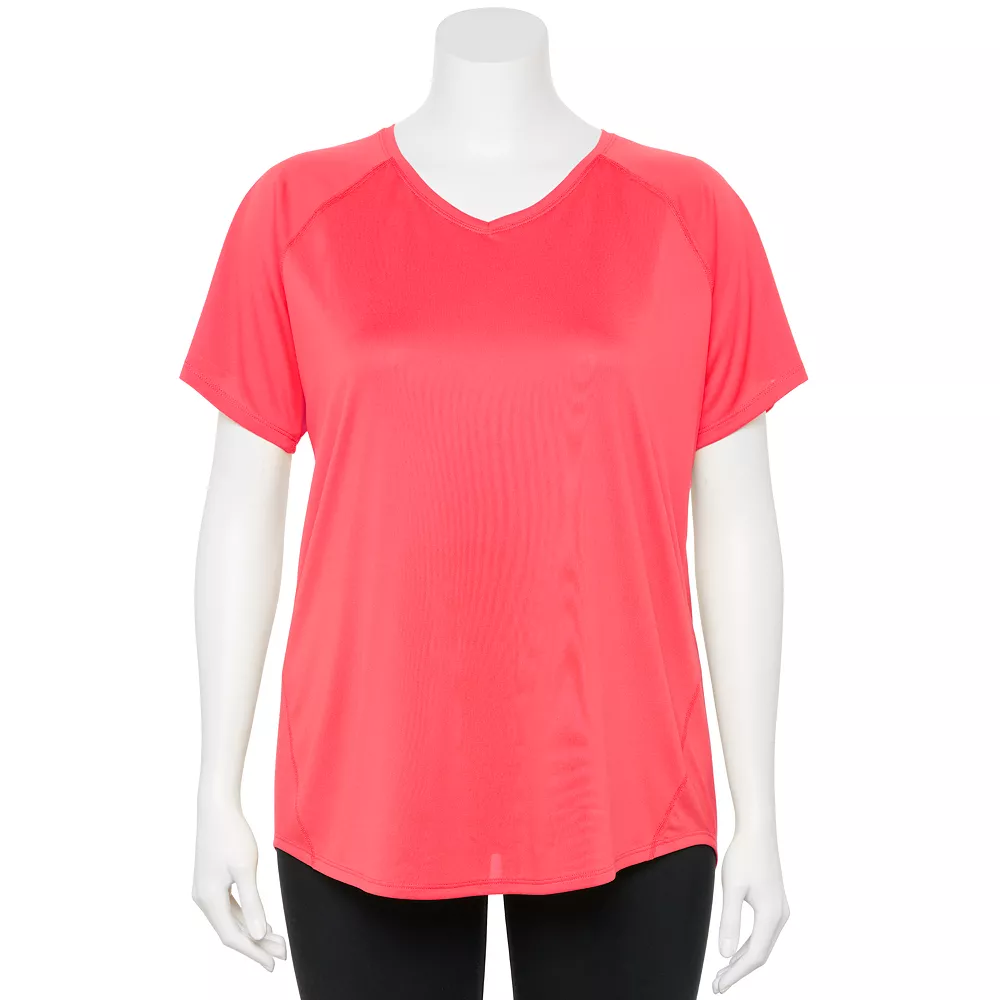 Plus Size Tek Gear® Performance Core V-Neck Tee 9 Plus Size Tek Gear® Performance Core V-Neck Tee - Image 7