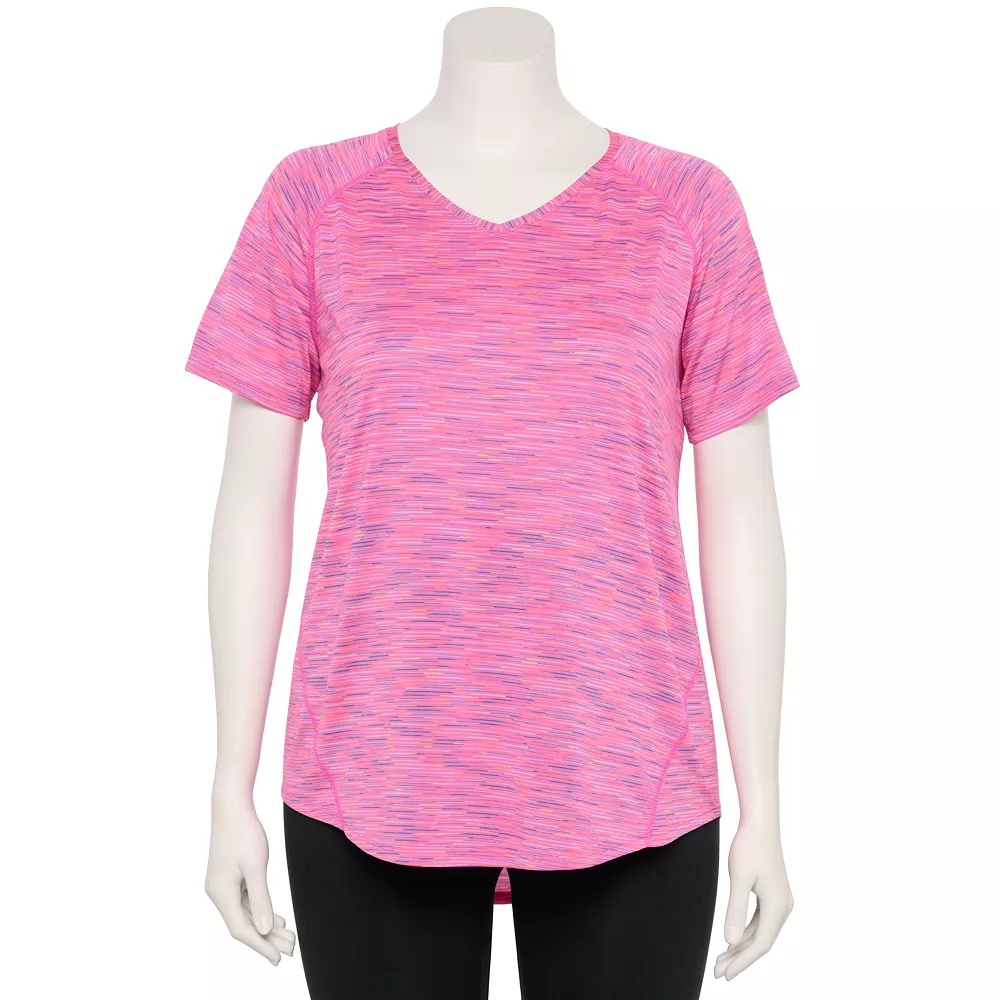 Plus Size Tek Gear® Performance Core V-Neck Tee 5 Plus Size Tek Gear® Performance Core V-Neck Tee - Image 3