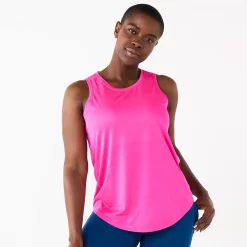 Women's Tek Gear® Core Crewneck Tank -Adidas shop 5019963 Fuchsia Cashmere