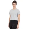 Women's PSK Collective Logo Crop Tee 2 Women's PSK Collective Logo Crop Tee -Adidas shop 5023465 Heather Gray