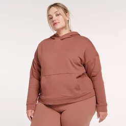 Plus Size FLX Embrace Popover Hoodie -Adidas shop 5028305 Petalwood