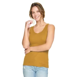 Women's Sonoma Goods For Life® Everyday Ribbed Tank -Adidas shop 5046234 Warm Ginger