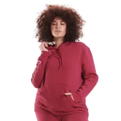 Plus Size Spalding Branded Hoodie -Adidas shop 5047164 Red Plum