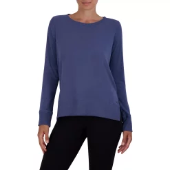 Women's Gaiam Ava Crewneck Sweatshirt -Adidas shop 5063139 Vintage Indigo