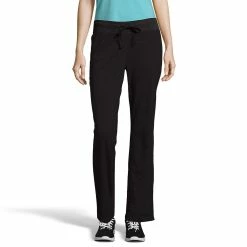 Women's Hanes® Drawcord French Terry Pants -Adidas shop 5114284 Ebony
