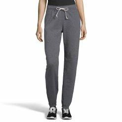 Women's Hanes® Luxe Collection Lightweight Fleece Sweatpants -Adidas shop 5114286 Slate Heather