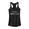 Juniors' Mother Of Monsters Eyeball Graphic Tank