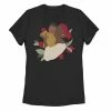 Juniors' Mother And Child Embrace Silhouette Graphic Tee