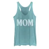 Juniors' Mom All day, Everyday Faded Text Graphic Tank