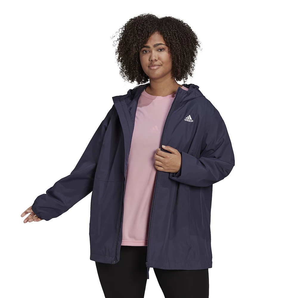 Plus Size adidas Essential Rain Jacket 4 Plus Size adidas Essential Rain Jacket - Image 2