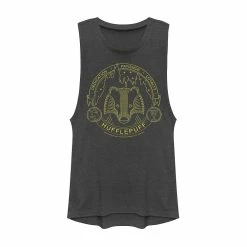 Juniors' Harry Potter Hufflepuff Graphic Muscle Tank