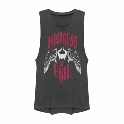 Disney's Maleficent Juniors' Mistress Of Evil Horns & Wings Muscle Tank