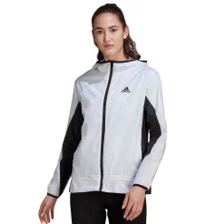 Women's adidas Marathon 3-Stripes Track Jacket -Adidas shop 5125393 White Black