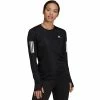Women's adidas Own The Run Long-Sleeve Tee -Adidas shop 5125886 Black