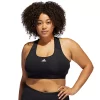 Plus Size adidas Powerreact Training Medium-Support Sports Bra -Adidas shop 5127659 Black