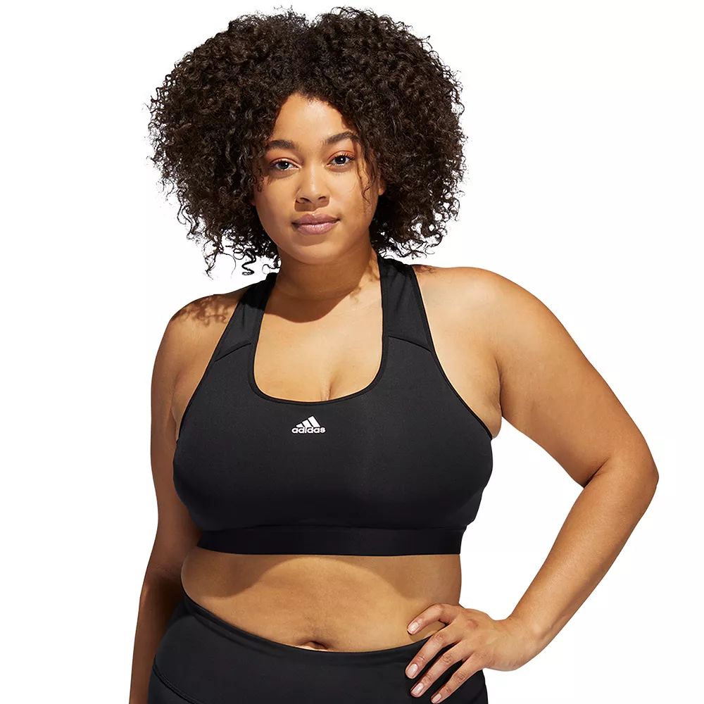 Plus Size adidas Powerreact Training Medium-Support Sports Bra 3 Plus Size adidas Powerreact Training Medium-Support Sports Bra