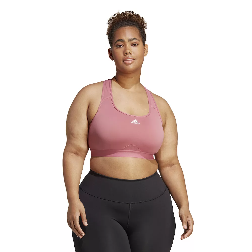 Plus Size adidas Powerreact Training Medium-Support Sports Bra 9 Plus Size adidas Powerreact Training Medium-Support Sports Bra - Image 7