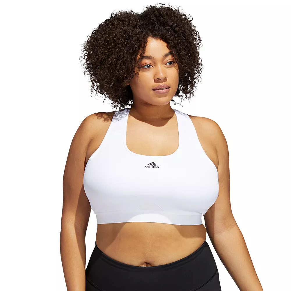 Plus Size adidas Powerreact Training Medium-Support Sports Bra 6 Plus Size adidas Powerreact Training Medium-Support Sports Bra - Image 4