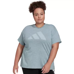 Plus Size adidas Winners Graphic Tee -Adidas shop 5127697 Magic Gray