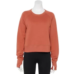 Women's Tek Gear® Ultrasoft Fleece Oversized Sweatshirt -Adidas shop 5128574 Inspire Mauve