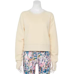 Women's Tek Gear® Ultrasoft Fleece Oversized Sweatshirt -Adidas shop 5128574 Lemon Frost