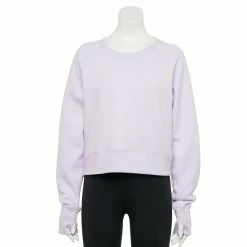Women's Tek Gear® Ultrasoft Fleece Oversized Sweatshirt -Adidas shop 5128574 Tara Lavender